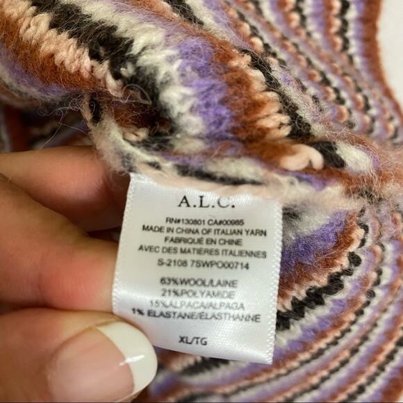A.L.C. Sweater Wool Crewneck New - Picture 9 of 10